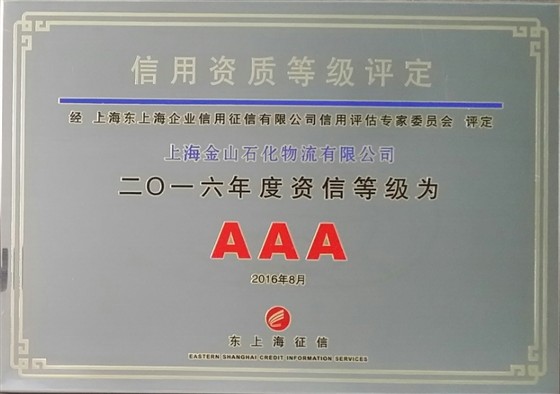 2016年信用等级AAA