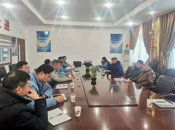 2022.2.23公司经营班子领导组队去炼安公司交流